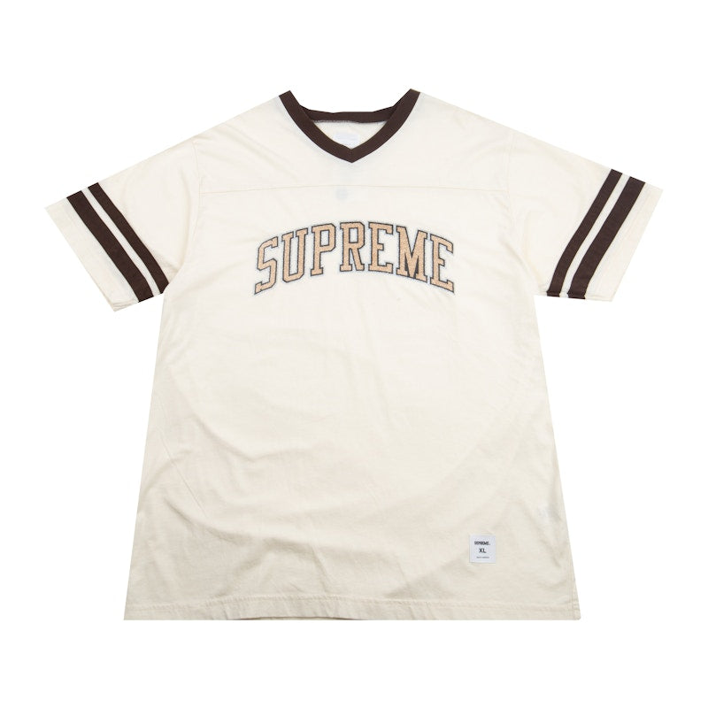 Supreme Glitter Arc Football Top White