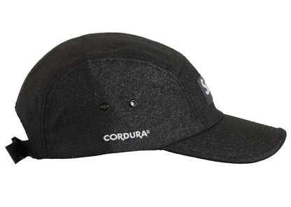 Supreme Glitter Cordura Camp Cap Black