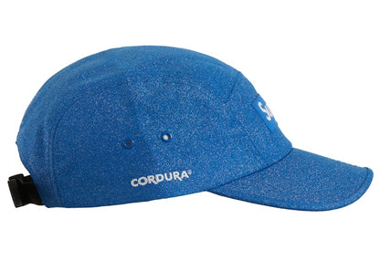 Supreme Glitter Cordura Camp Cap Light Royal
