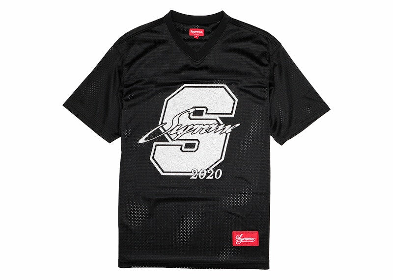 Supreme Glitter Football Top Black
