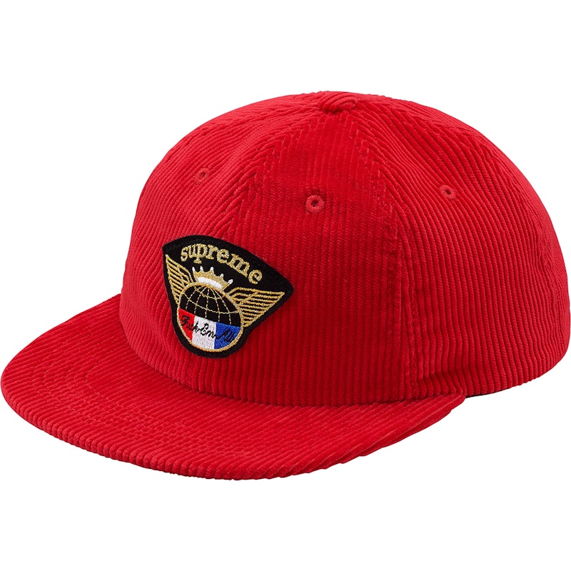 Supreme Global Corduroy 6-Panel Red