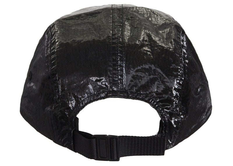 Supreme Gloss Ripstop Camp Cap Black