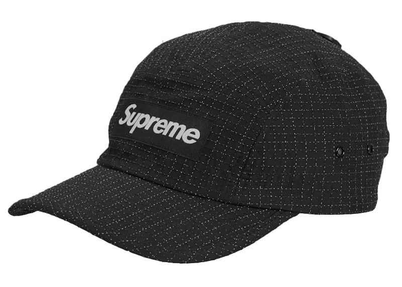 Supreme Glow Ripstop Camp Cap (FW22) Black
