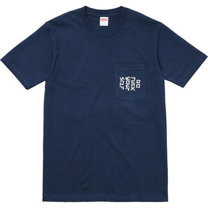 Supreme Go Fuck Yourself Pocket Tee Navy