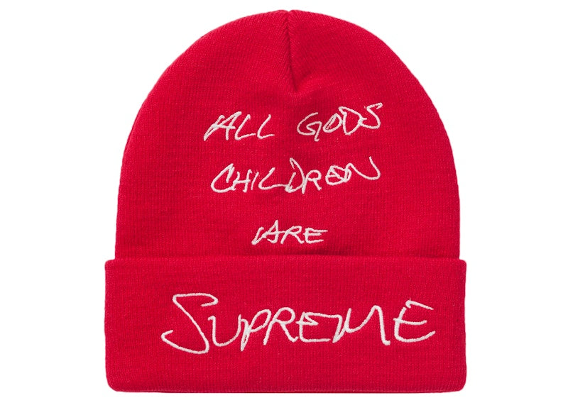 Supreme God's Children Beanie Red