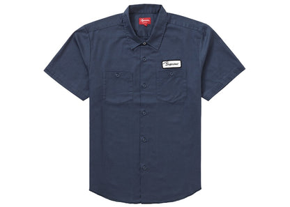 Supreme God's Favorite S/S Work Shirt Light Navy