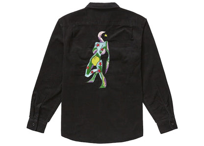 Supreme Gonz Corduroy Work Shirt Black