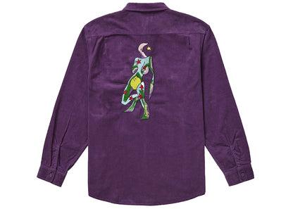 Supreme Gonz Corduroy Work Shirt Purple