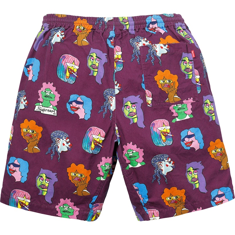 Supreme Gonz Heads Short Burgundy