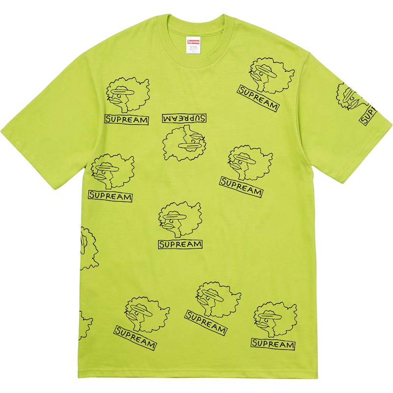 Supreme Gonz Heads Tee Lime