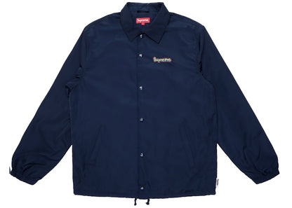 Supreme Gonz Logo Coaches Jacket Navy