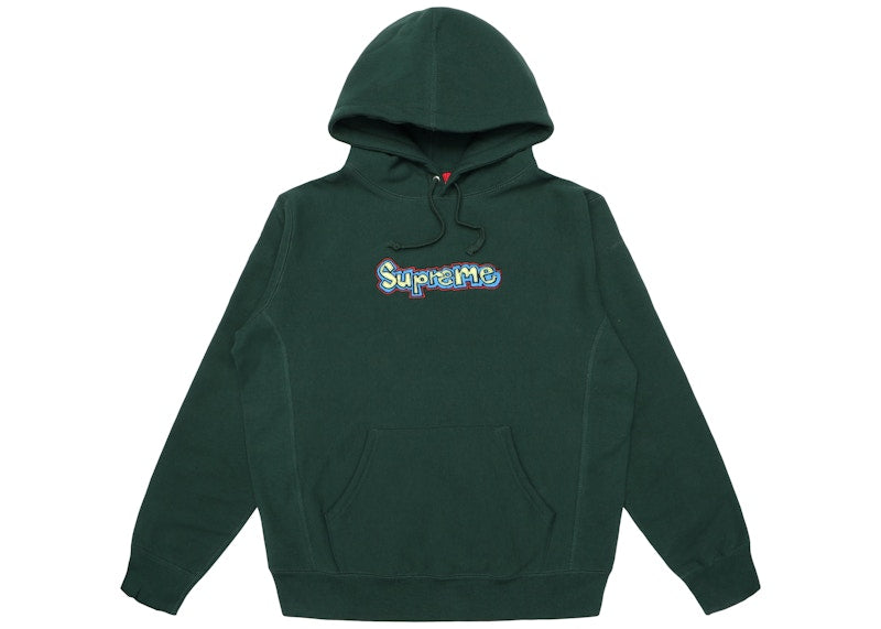 Supreme Gonz Logo Hooded Sweatshirt Dark Green