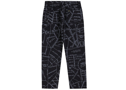 Supreme Gonz Map Denim Painter Pant Washed Black