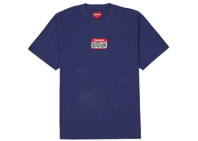 Supreme Gonz Nametag S/S Tee Washed Navy