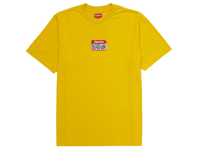 Supreme Gonz Nametag S/S Tee Yellow