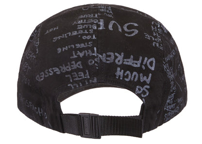 Supreme Gonz Poems Camp Cap Black
