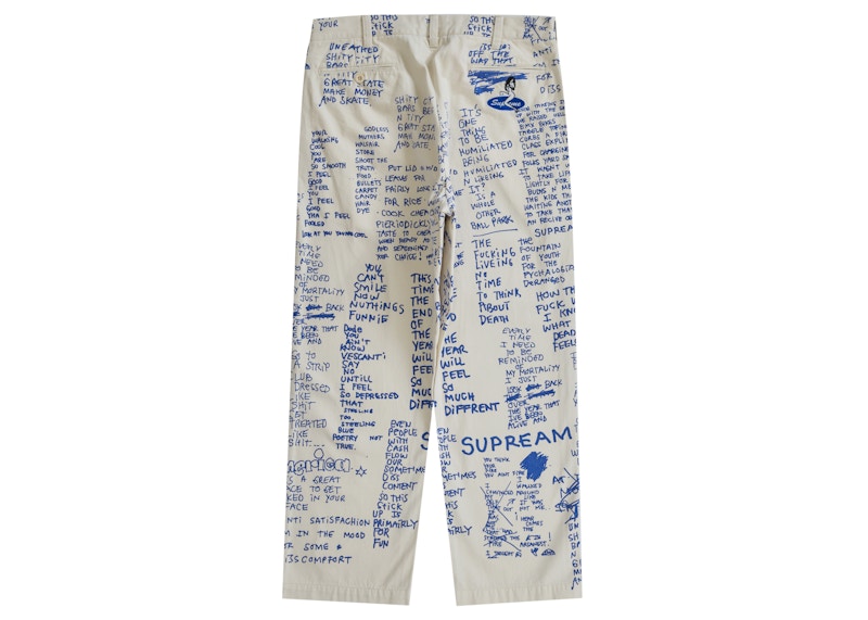 Supreme Gonz Poems Chino Pant Stone