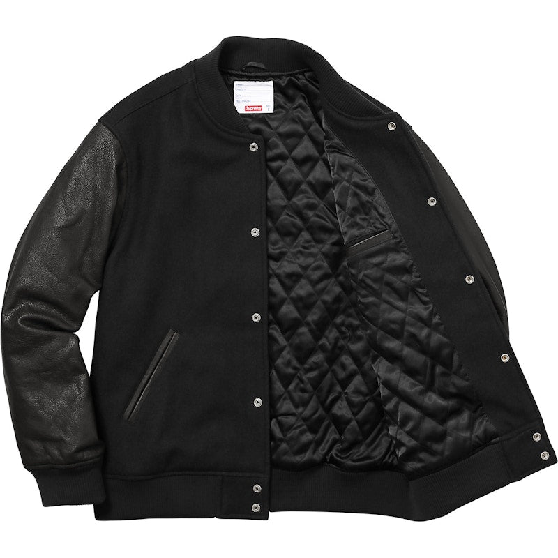 Supreme Gonz Ramm Varsity Jacket Black