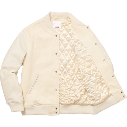 Supreme Gonz Ramm Varsity Jacket Off White