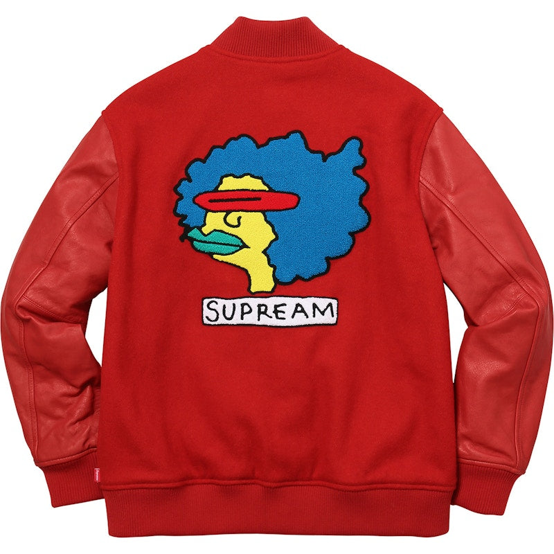 Supreme Gonz Ramm Varsity Jacket Red