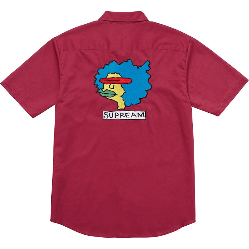 Supreme Gonz Ramm Work Shirt Light Burgundy