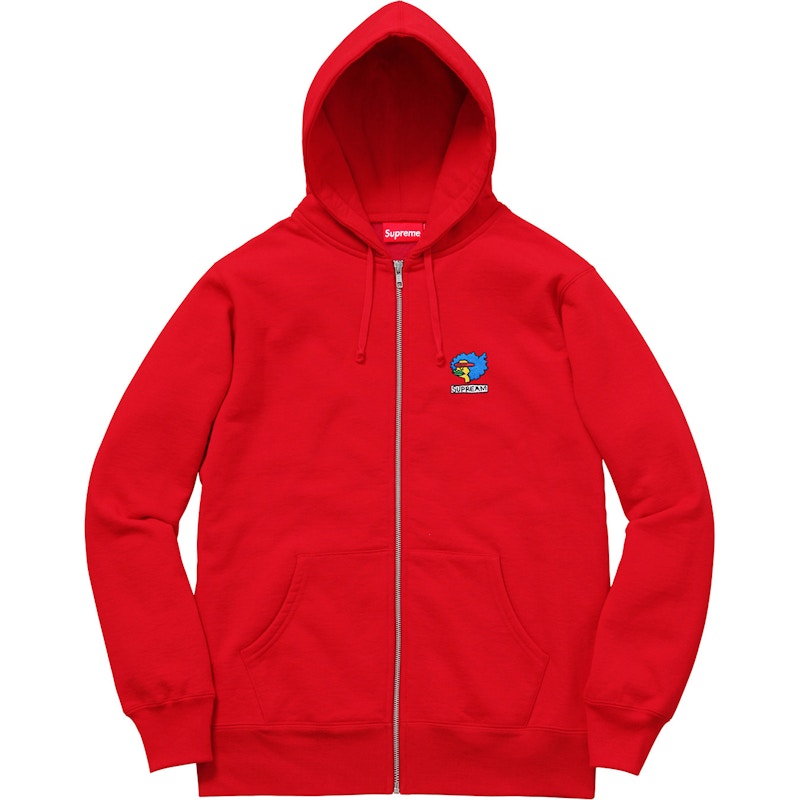 Supreme Gonz Ramm Zip Up Sweatshirt Red