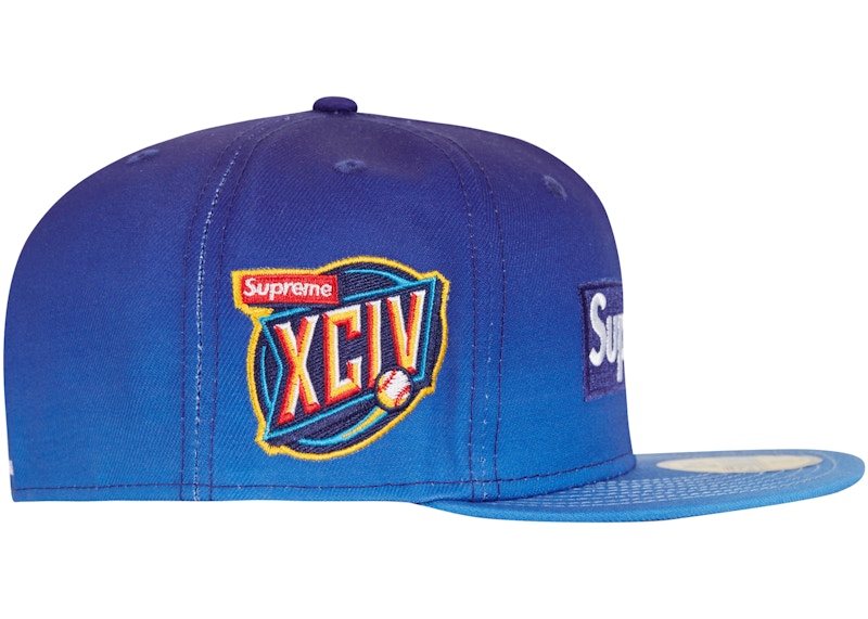 Supreme Gradient Box Logo New Era Blue