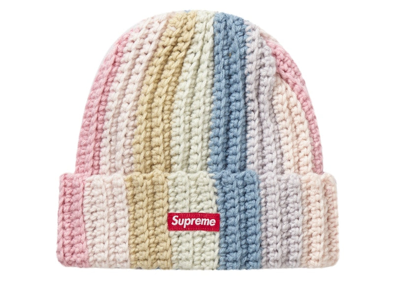 Supreme Gradient Crochet Beanie Pink