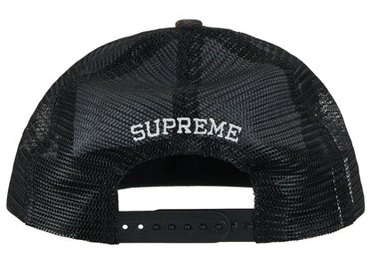 Supreme Gradient Jacquard Denim Mesh Back 5-Panel Black