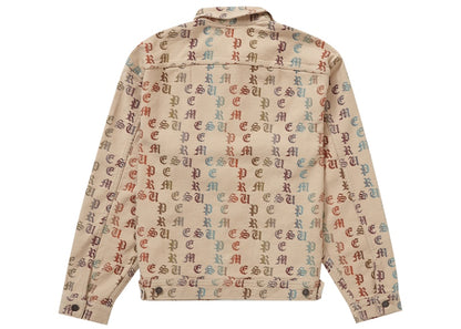 Supreme Gradient Jacquard Denim Work Jacket Tan