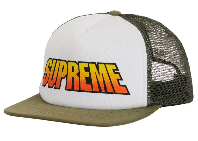 Supreme Gradient Mesh Back 5-Panel Olive