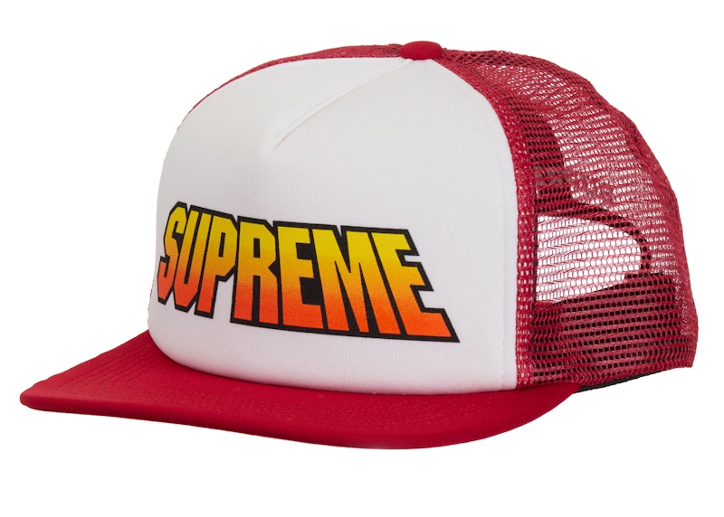Supreme Gradient Mesh Back 5-Panel Red