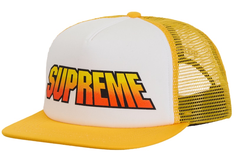 Supreme Gradient Mesh Back 5-Panel Gold