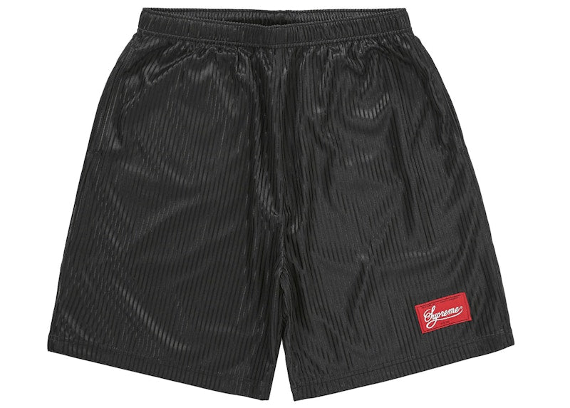 Supreme Gradient Mesh Stripe Short Black