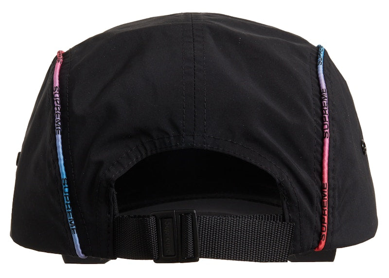 Supreme Gradient Piping Camp Cap Black