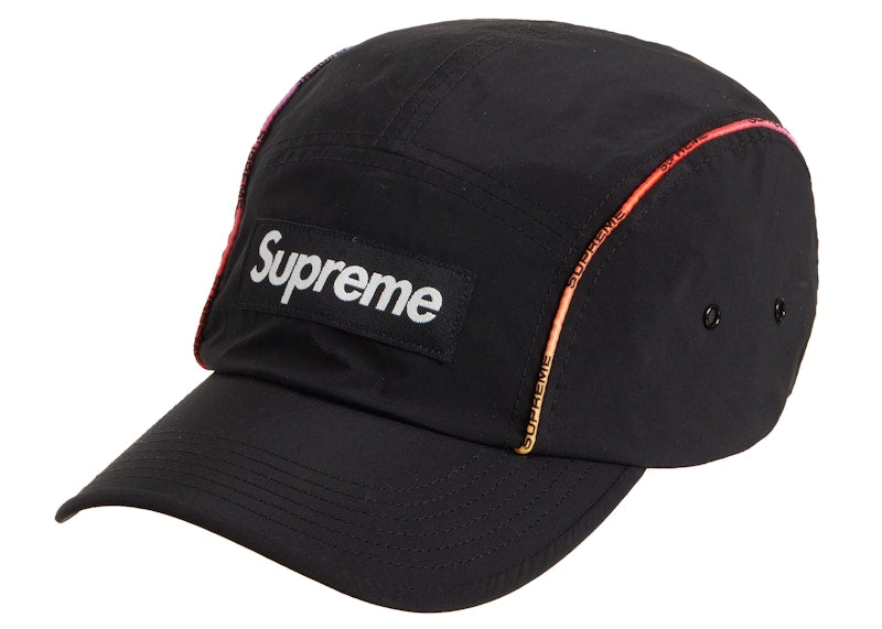 Supreme Gradient Piping Camp Cap Black