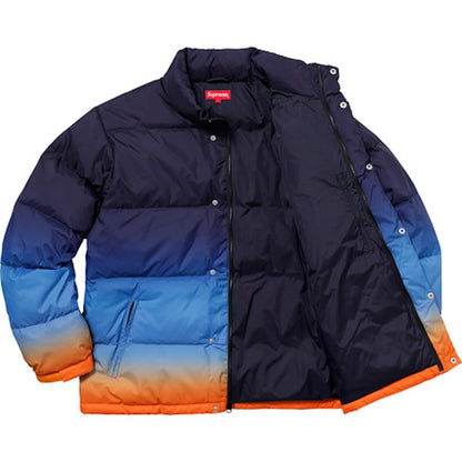 Supreme Gradient Puffy Jacket Navy