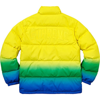 Supreme Gradient Puffy Jacket Yellow