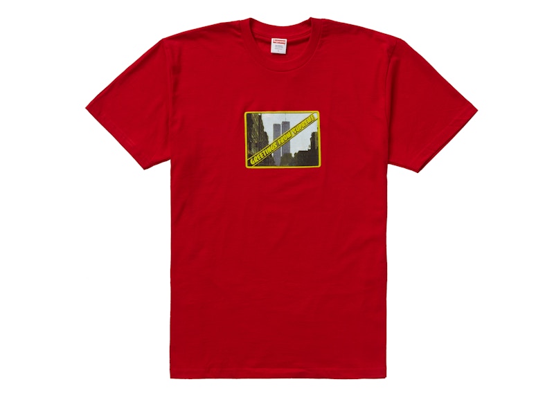 Supreme Greetings Tee Red