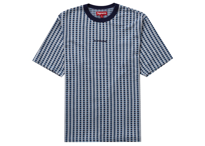 Supreme Grid Jacquard S/S Top (FW23) Blue