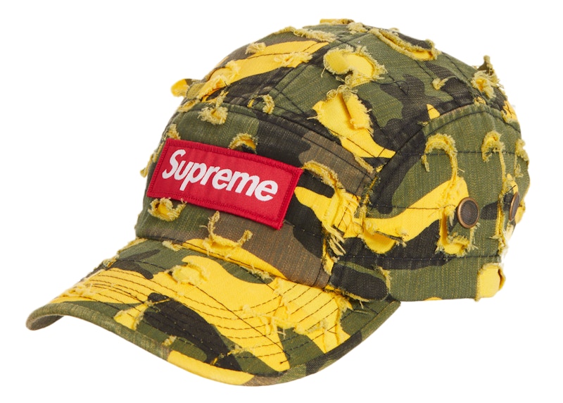 Supreme Griffin Camp Cap Yellow Camo
