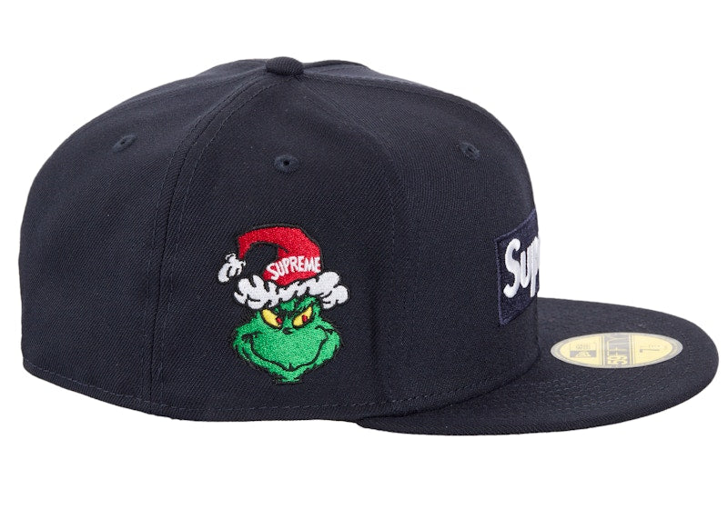 Supreme Grinch Box Logo New Era 59Fifty Fitted Cap Navy