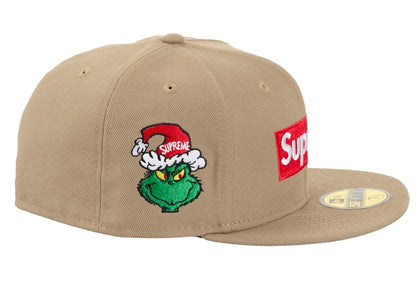 Supreme Grinch Box Logo New Era 59Fifty Fitted Cap Tan