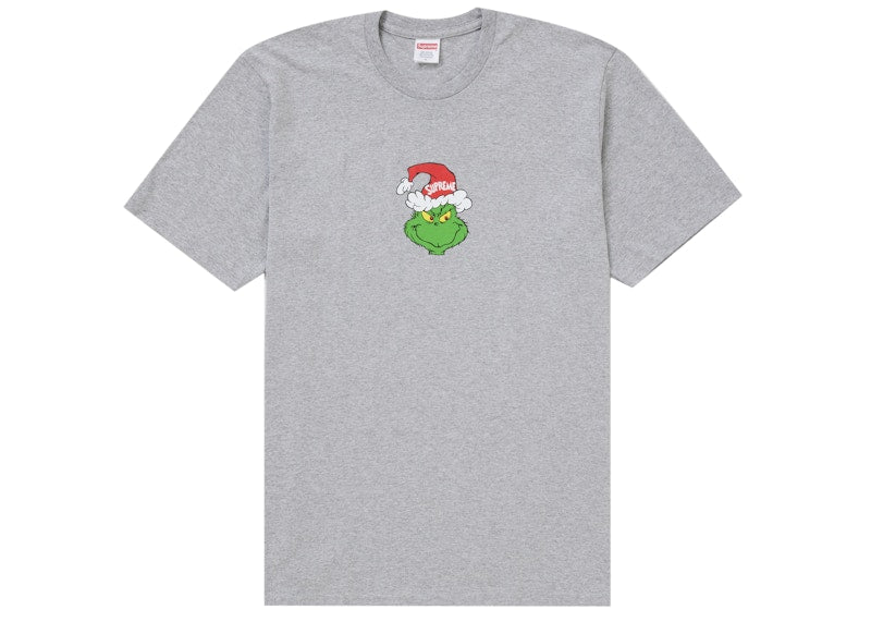 Supreme Grinch Tee Heather Grey