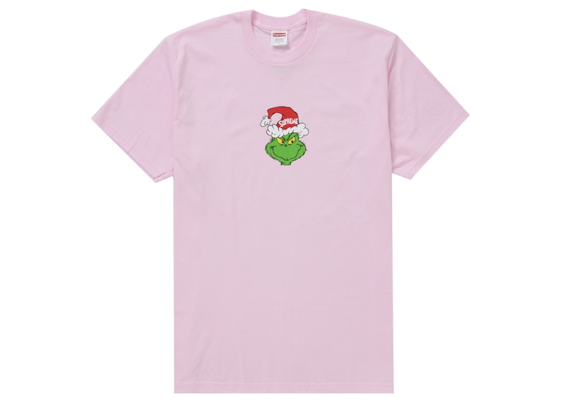Supreme Grinch Tee Light Pink