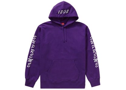 Supreme Guardian Hooded Sweatshirt Purple