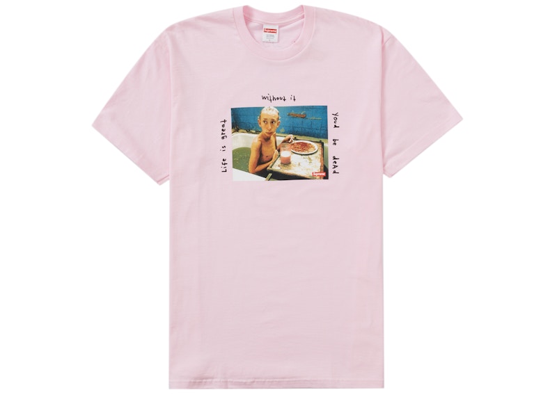 Supreme Gummo Bathtub Tee Light Pink