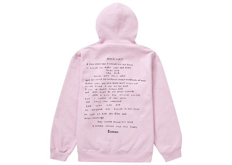 Supreme Gummo Hooded Sweatshirt Pale Pink
