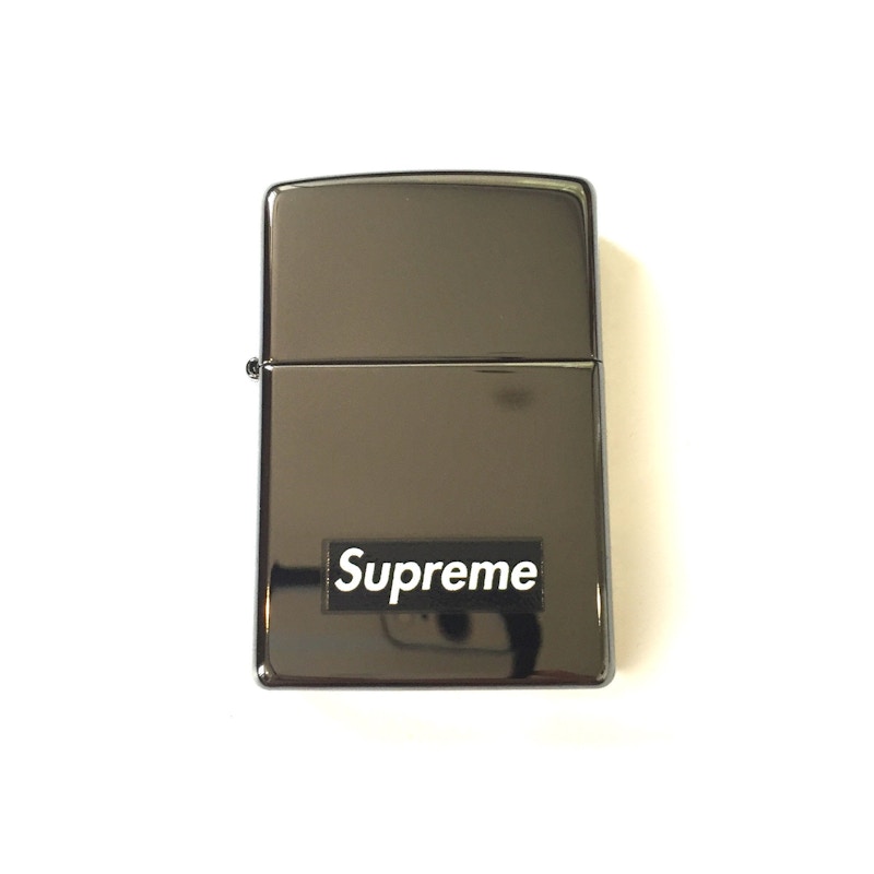 Supreme Ebony Zippo Gunmetal