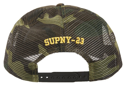 Supreme HOSP Mesh Back 5-Panel Woodland Camo